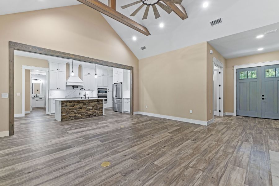 Along Old Bellamy - Custom home interior photo